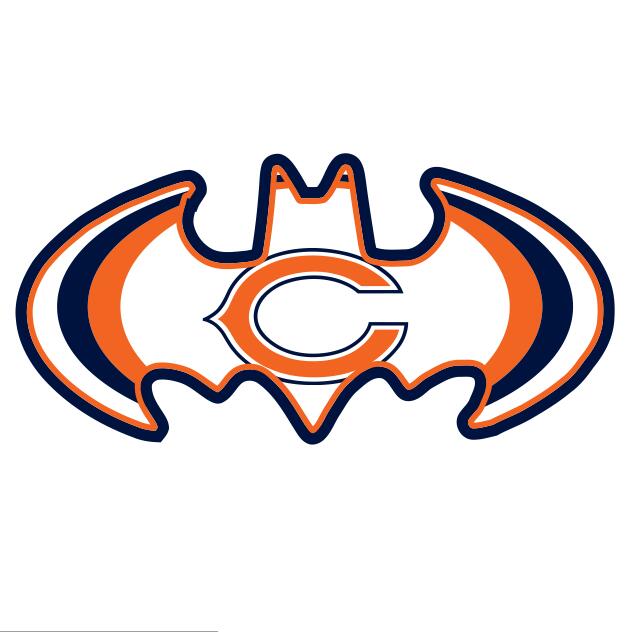 Chicago Bears Batman Logo DIY iron on transfer (heat transfer)